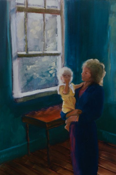 Lily and Mira, 1997 by Lee Campbell